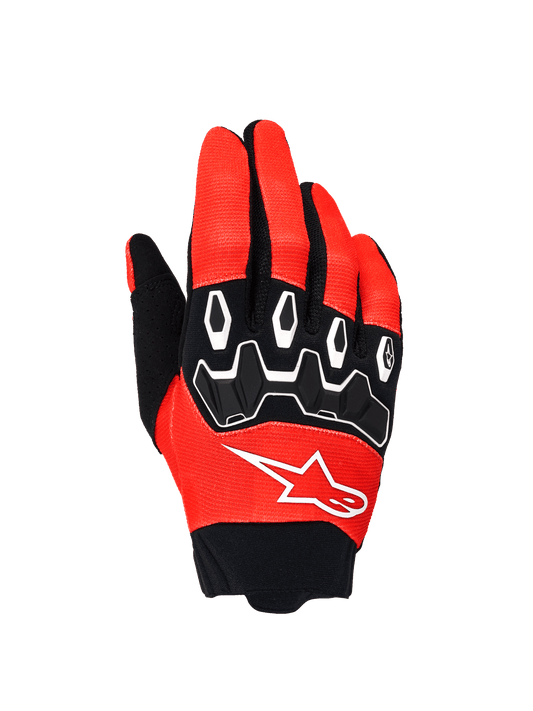 Alpinestars Full Bore V2 Gants à protège-nosailles TPR ergonomiques, Orange et Noir