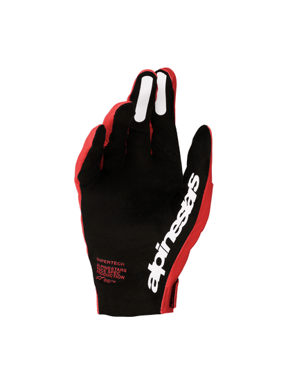 Alpinestars Supertech MX Guantes 2027 Rojo Fuego, Negro y Blanco - MxProStoreParts