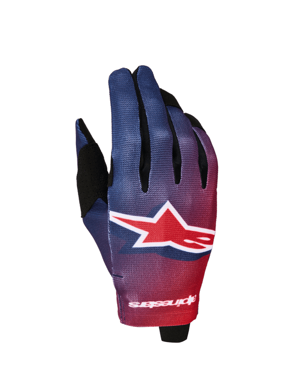 Alpinestars Radar Guantes 2027 Rojo Fuego Azul Profundo - MxProStoreParts