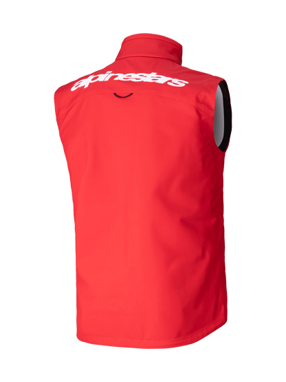 Alpinestars Techstar Sleeveless Windproof Softshell Vest Bright Red - MxProStoreParts