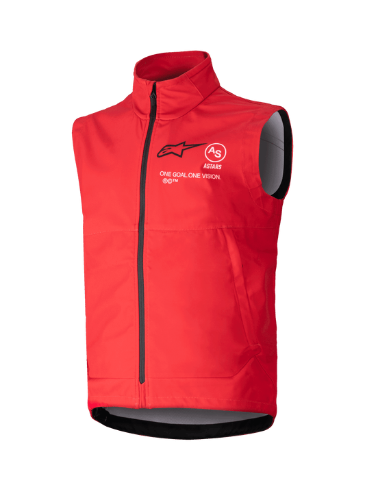 Alpinestars Techstar Sleeveless Windproof Softshell Vest Bright Red