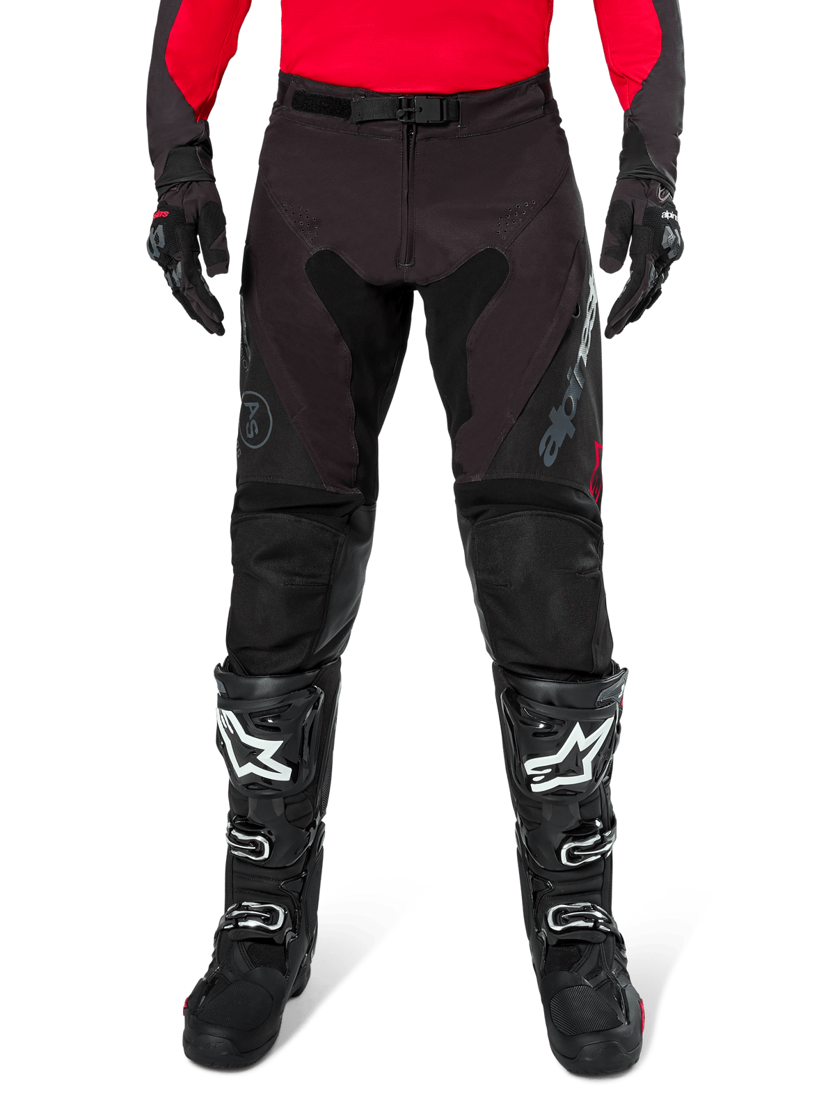 Pantalones Alpinestars Pro-Dura Negro Íman Blanco - MxProStoreParts