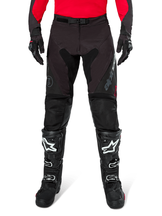 Alpinestars Pro-Dura Pantalon Noir et Blanc Magnétique