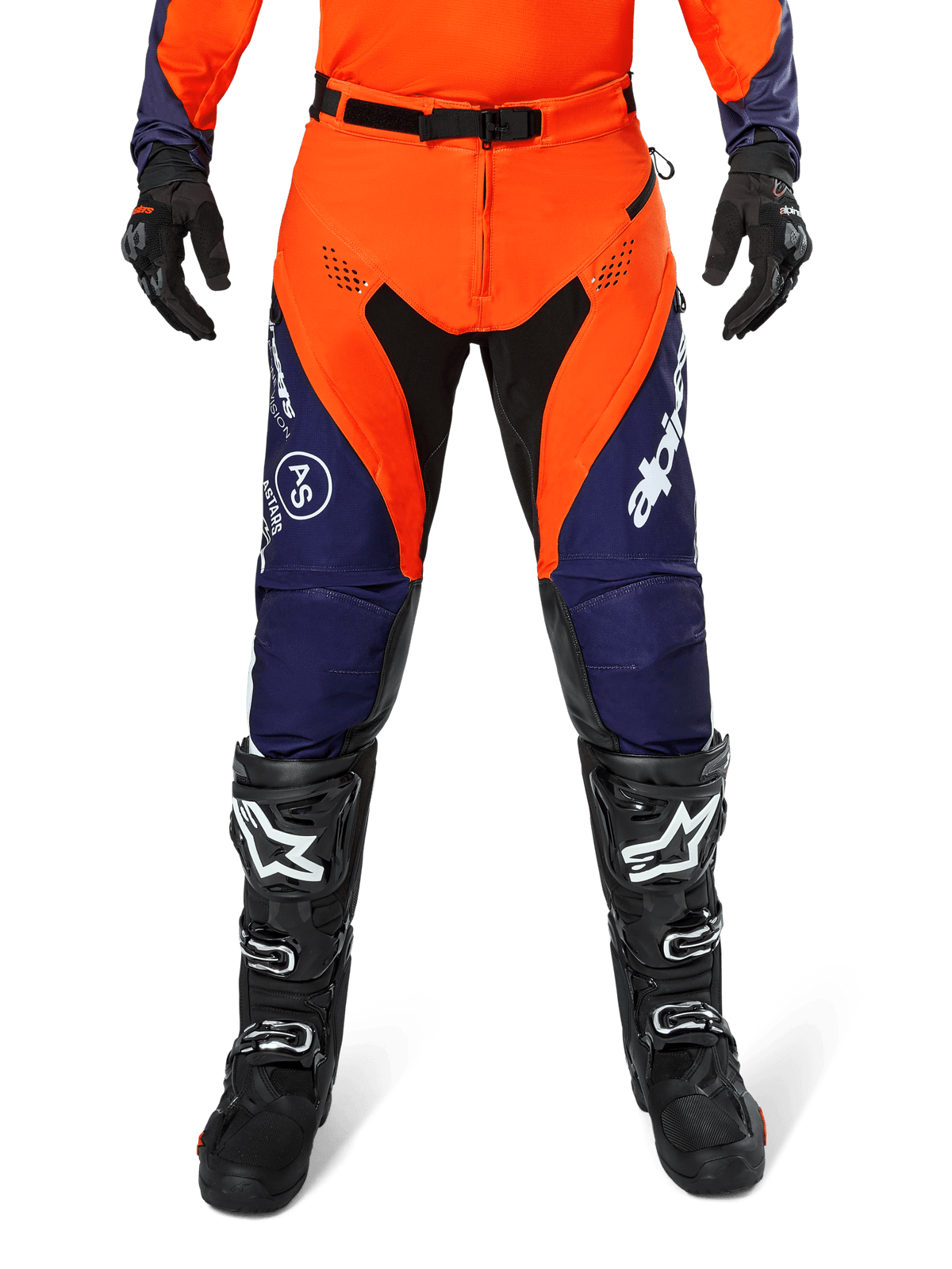 Alpinestars Pro-Dura Pants Dark Blue Hot Orange White - MxProStoreParts