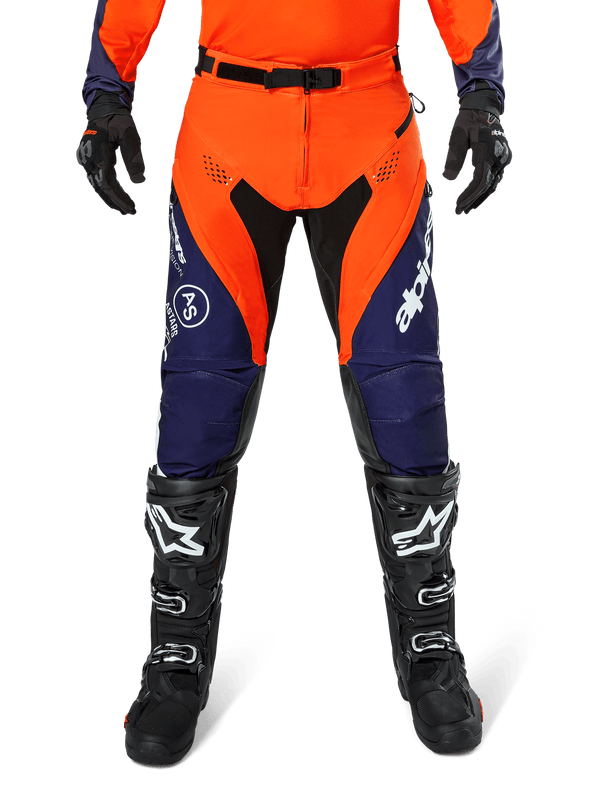 Alpinestars Pro-Dura Pants Dark Blue Hot Orange White - MxProStoreParts