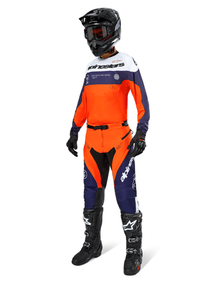 Alpinestars Pro-Dura Pants Dark Blue Hot Orange White - MxProStoreParts