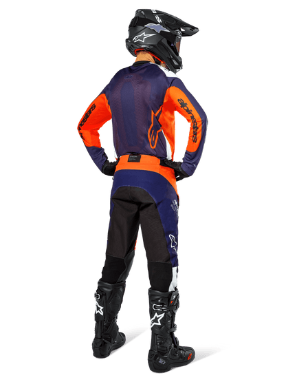 Alpinestars Pro-Dura Pants Dark Blue Hot Orange White - MxProStoreParts