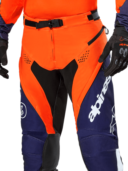 Alpinestars Pro-Dura Pants Dark Blue Hot Orange White - MxProStoreParts