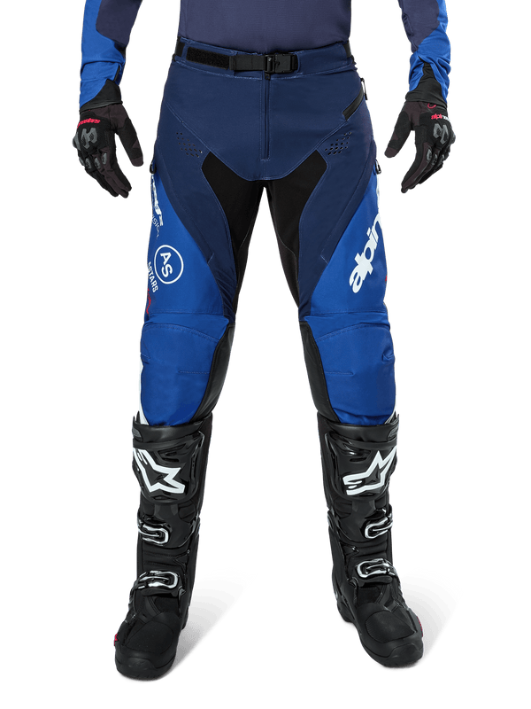 Alpinestars Pro-Dura Pants Navy Blue Bright Blue White - MxProStoreParts