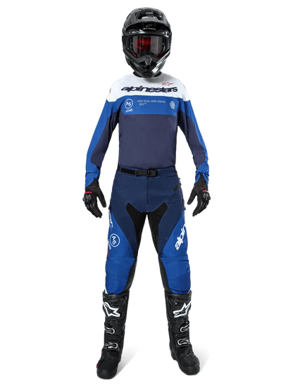 Alpinestars Pro-Dura Pants Navy Blue Bright Blue White - MxProStoreParts