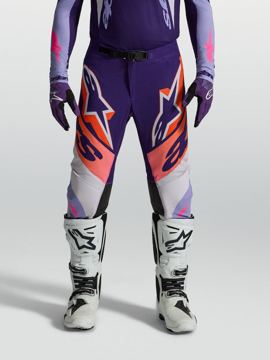 Alpinestars Supertech Dyna Pantalon 2027 Violet Clair Paars Foncé Rose Fluo