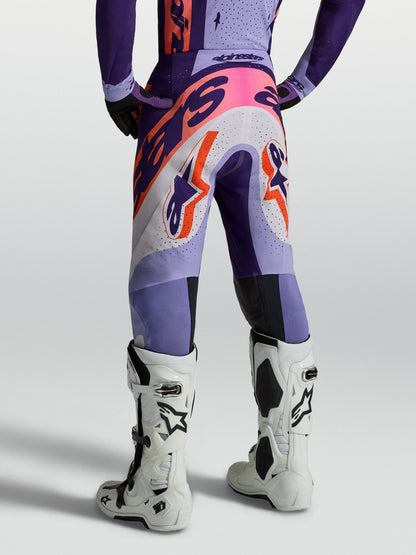 Alpinestars Supertech Dyna Pantalon 2027 Violet Clair Paars Foncé Rose Fluo - MxProStoreParts