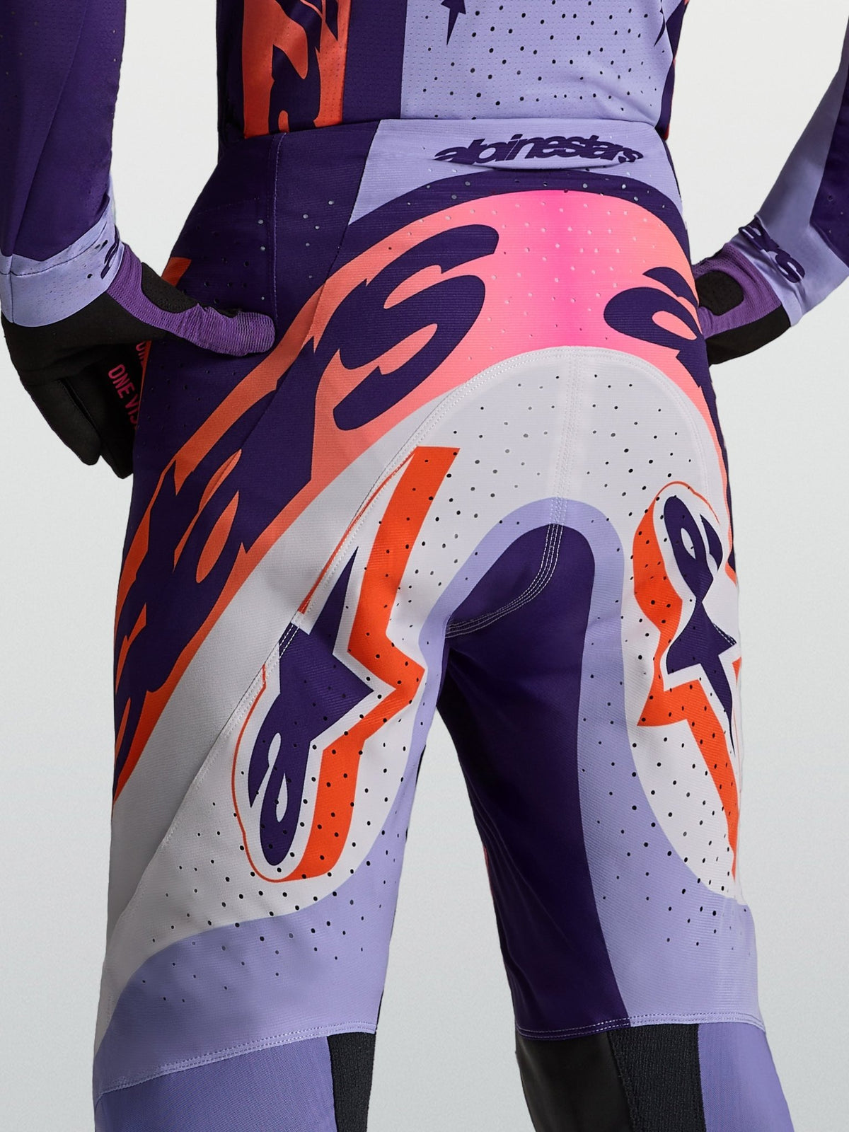 Alpinestars Supertech Dyna Pantalon 2027 Violet Clair Paars Foncé Rose Fluo - MxProStoreParts