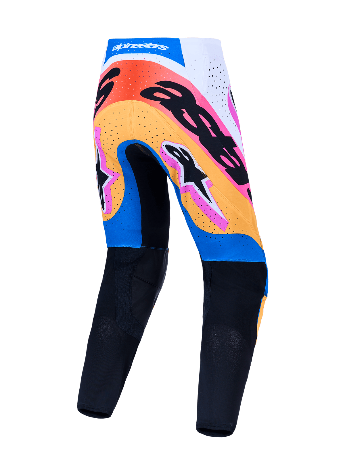 Alpinestars Supertech Dyna Pants 2027 White Blithe Blue Black Purple - MxProStoreParts