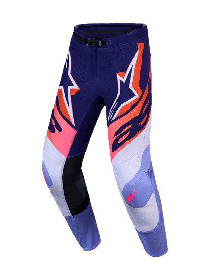 Alpinestars Supertech Dyna Pantalon 2027 Violet Clair Paars Foncé Rose Fluo - MxProStoreParts