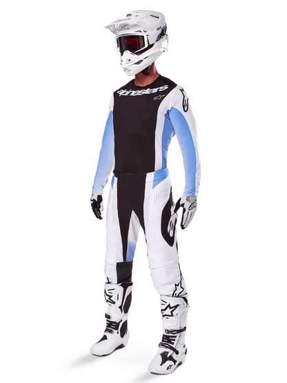 Alpinestars Pantalon de motocross Techstar Melt aéré Noir et Bleu - MxProStoreParts