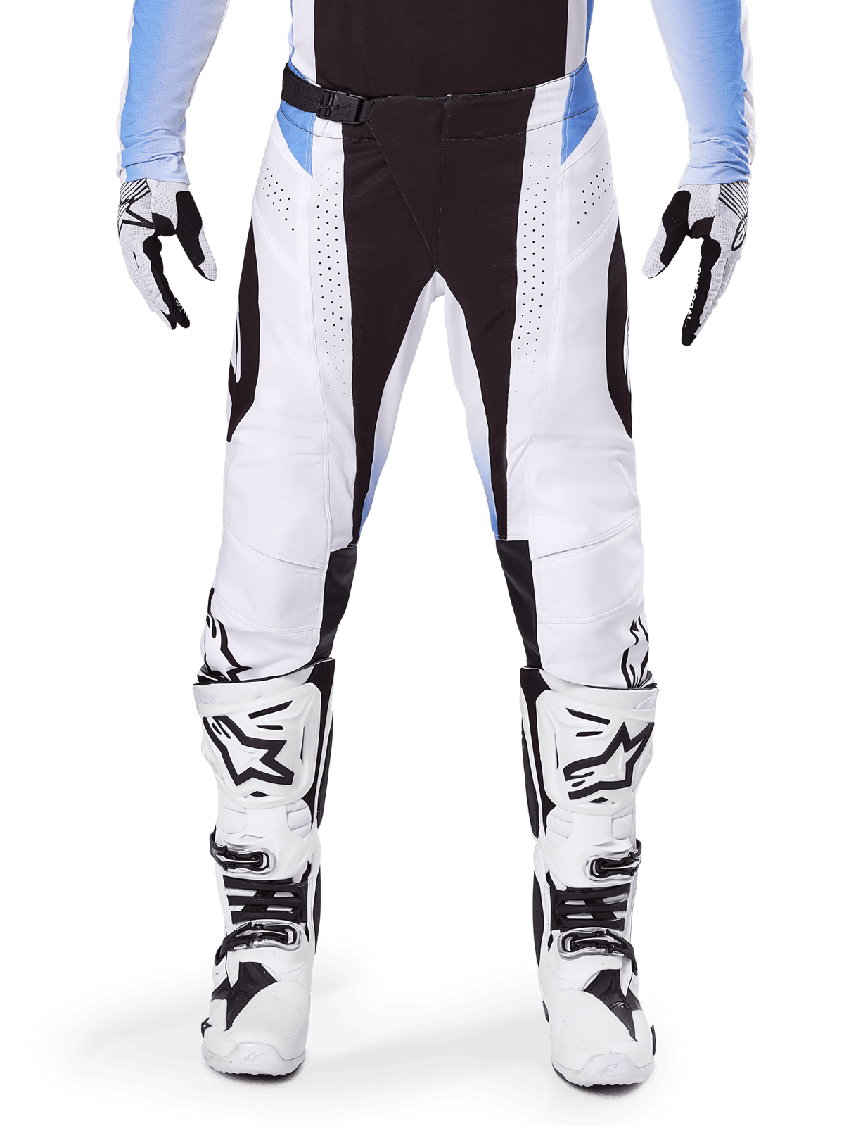 Alpinestars Pantalon de motocross Techstar Melt aéré Noir et Bleu - MxProStoreParts