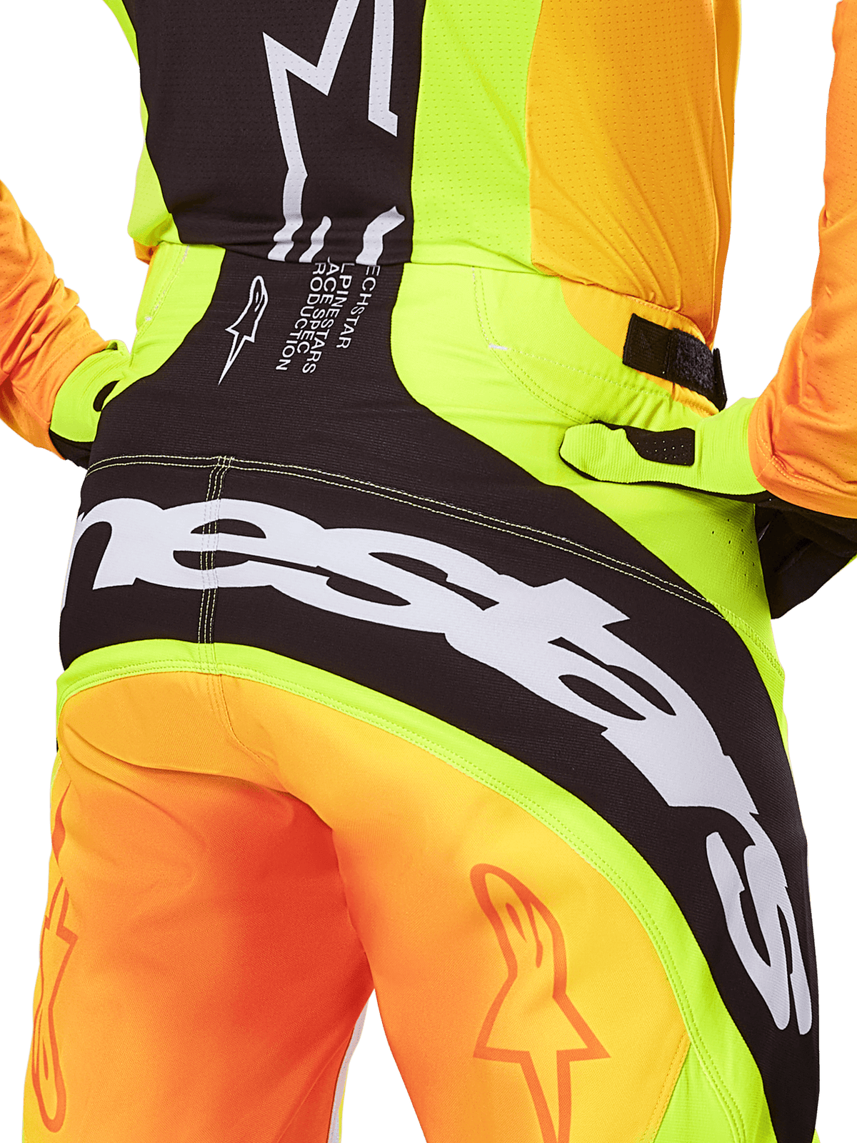 Alpinestars Techstar Melt Hose 2025 Motocross Gelb Schwarz - MxProStoreParts