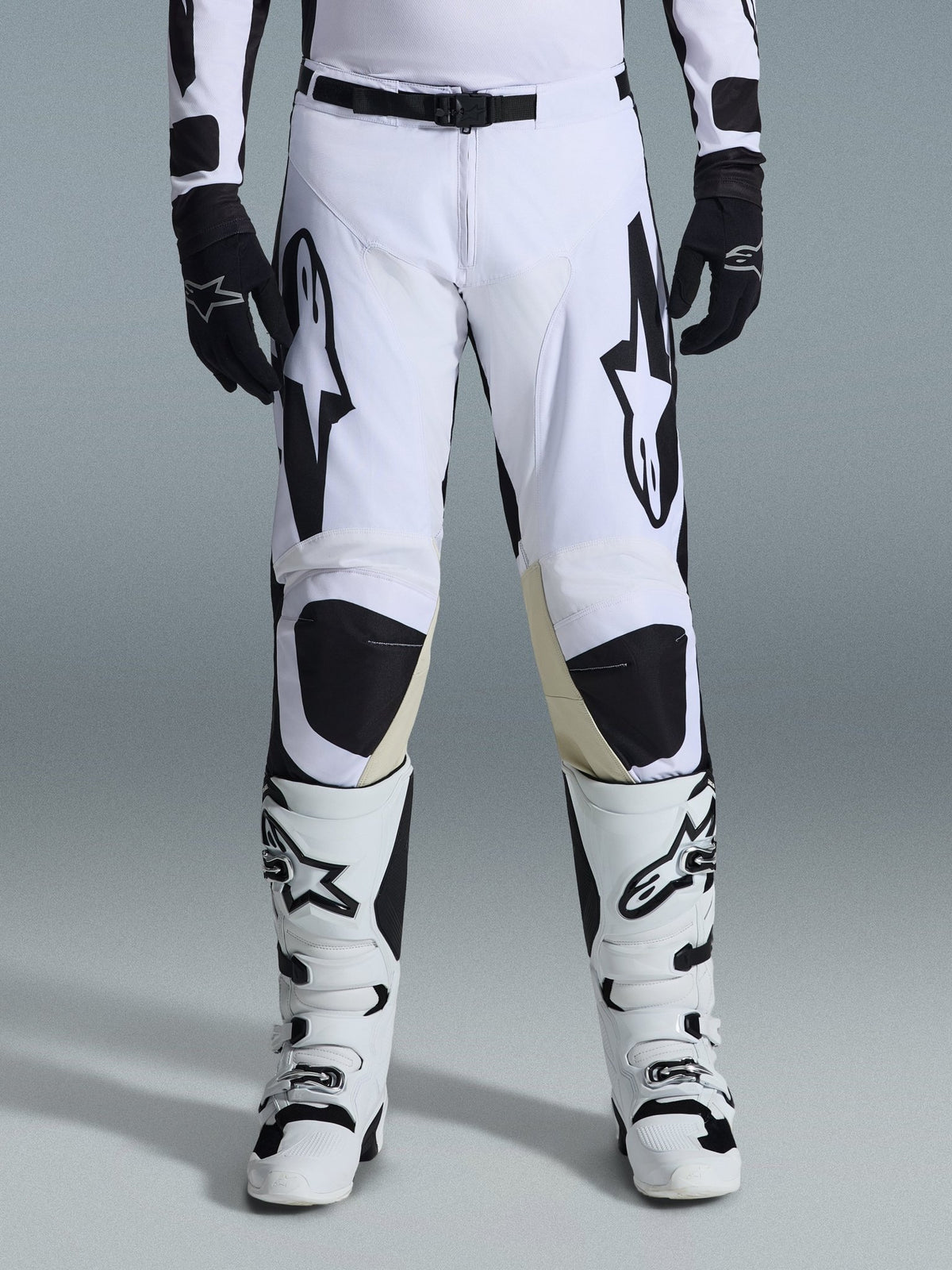 Alpinestars Racer Riway Pantalon Off-road Blanc-Noir - MxProStoreParts