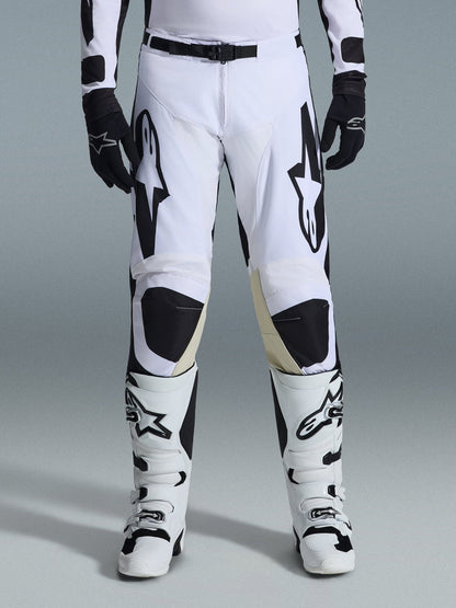 Alpinestars Racer Riway Pantalon Off-road Blanc-Noir - MxProStoreParts