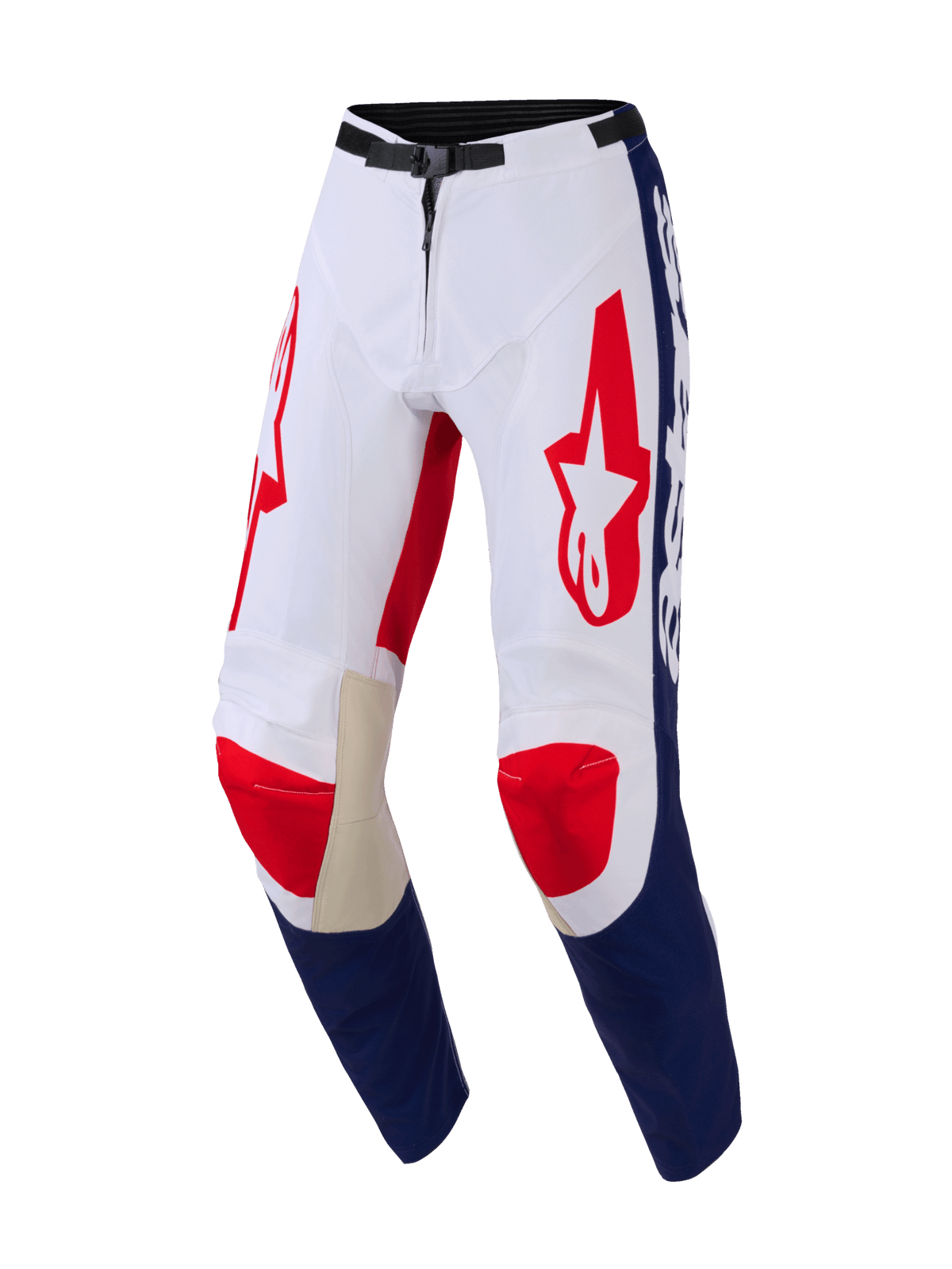 Alpinestars Pantalones Racer Riway Blanco, Azul y Rojo 2026 - MxProStoreParts