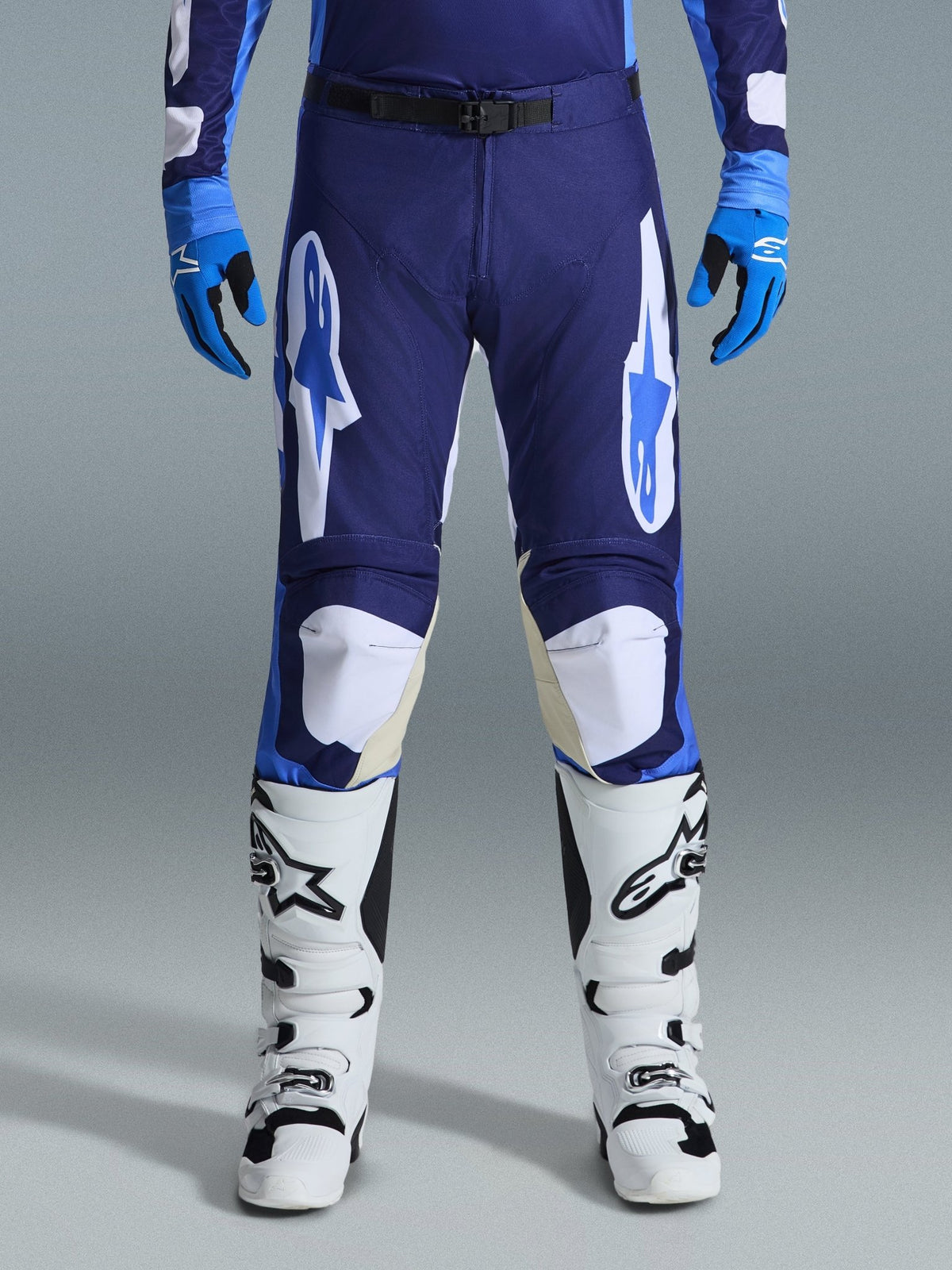 Alpinestars Racer Riway Pantalon Ucla Bleu et Blanc - MxProStoreParts