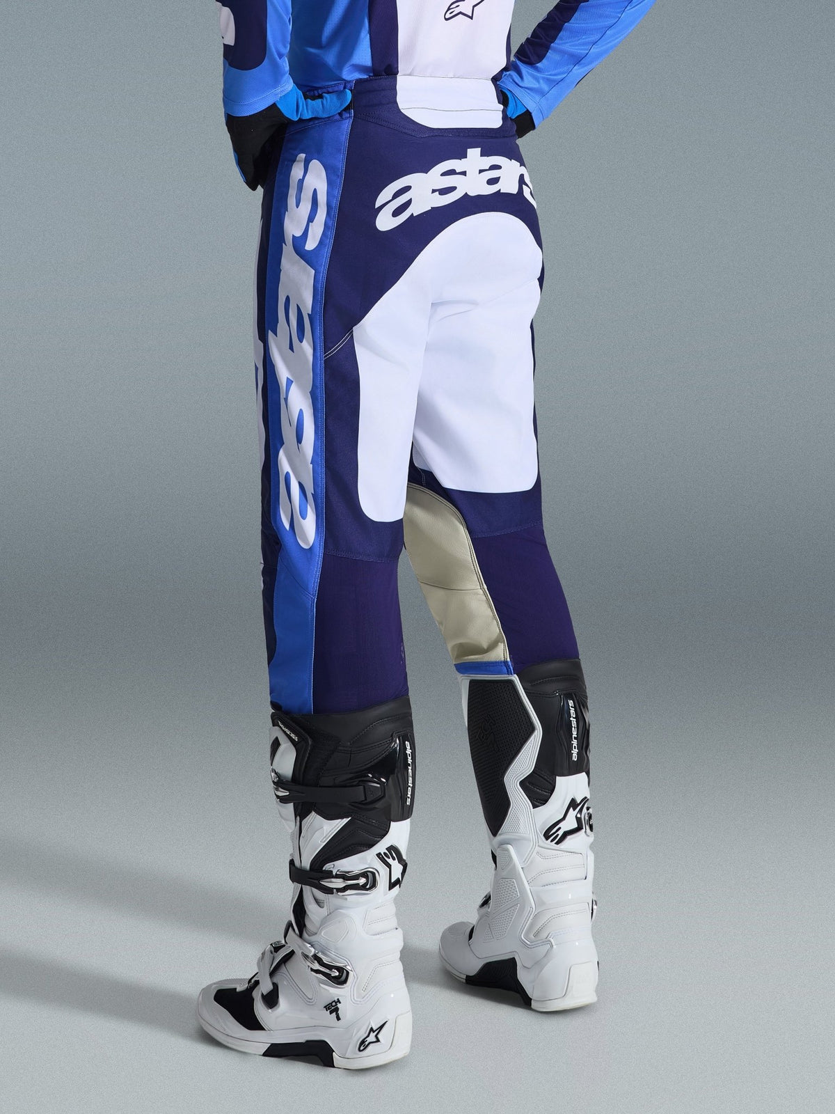 Alpinestars Racer Riway Pantalon Ucla Bleu et Blanc - MxProStoreParts