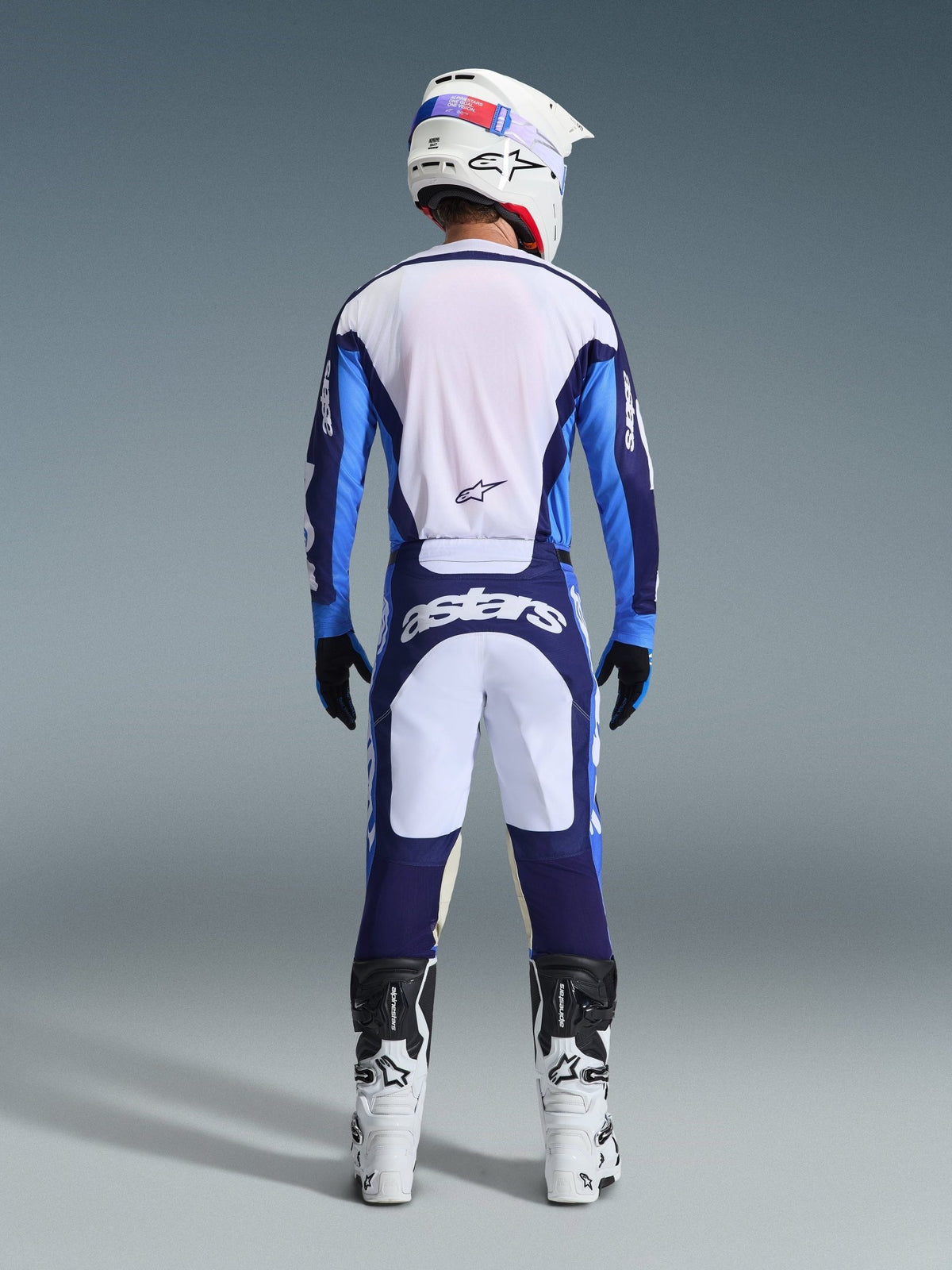 Alpinestars Racer Riway Pantalon Ucla Bleu et Blanc - MxProStoreParts