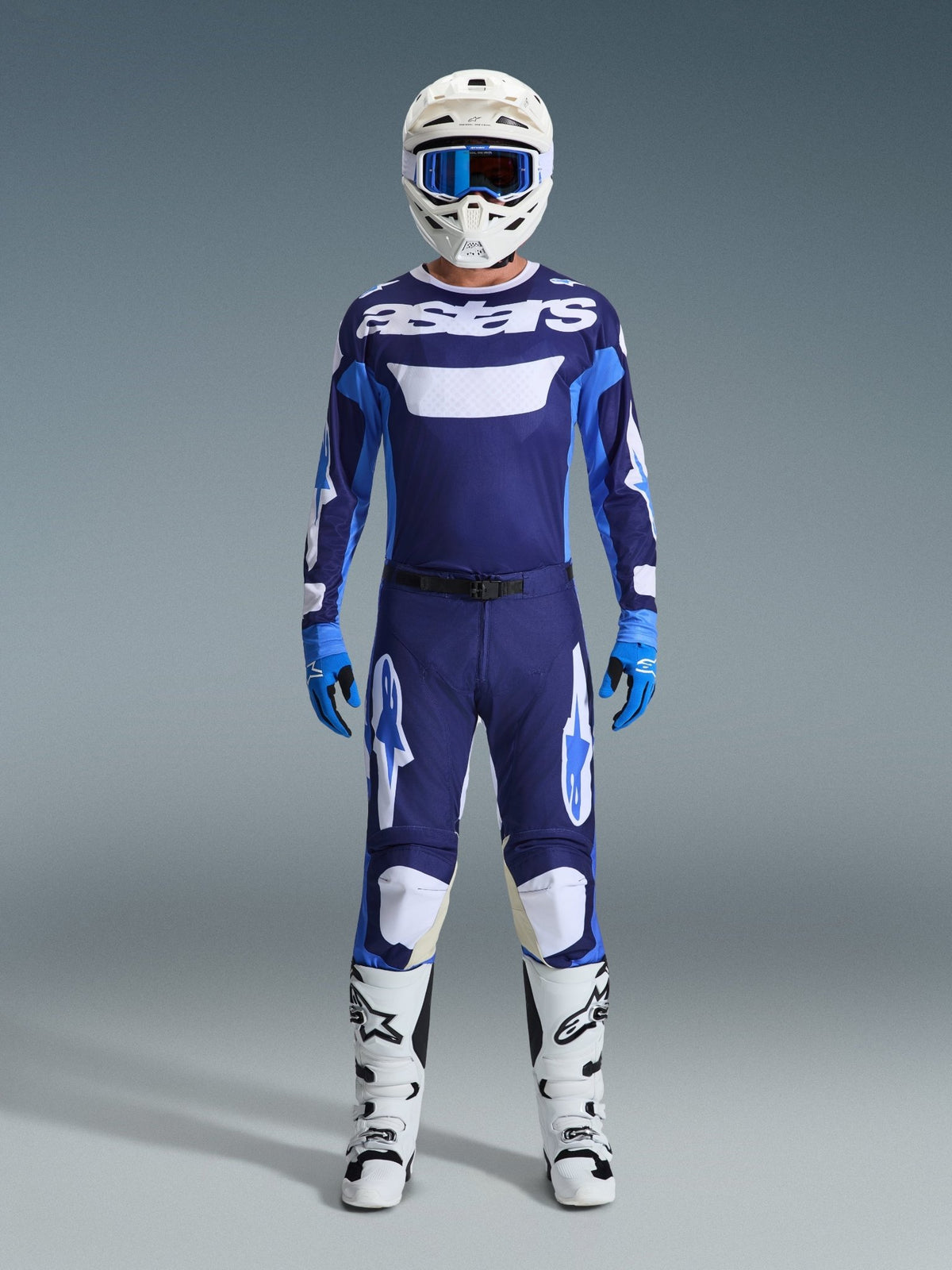 Alpinestars Racer Riway Pantalon Ucla Bleu et Blanc - MxProStoreParts