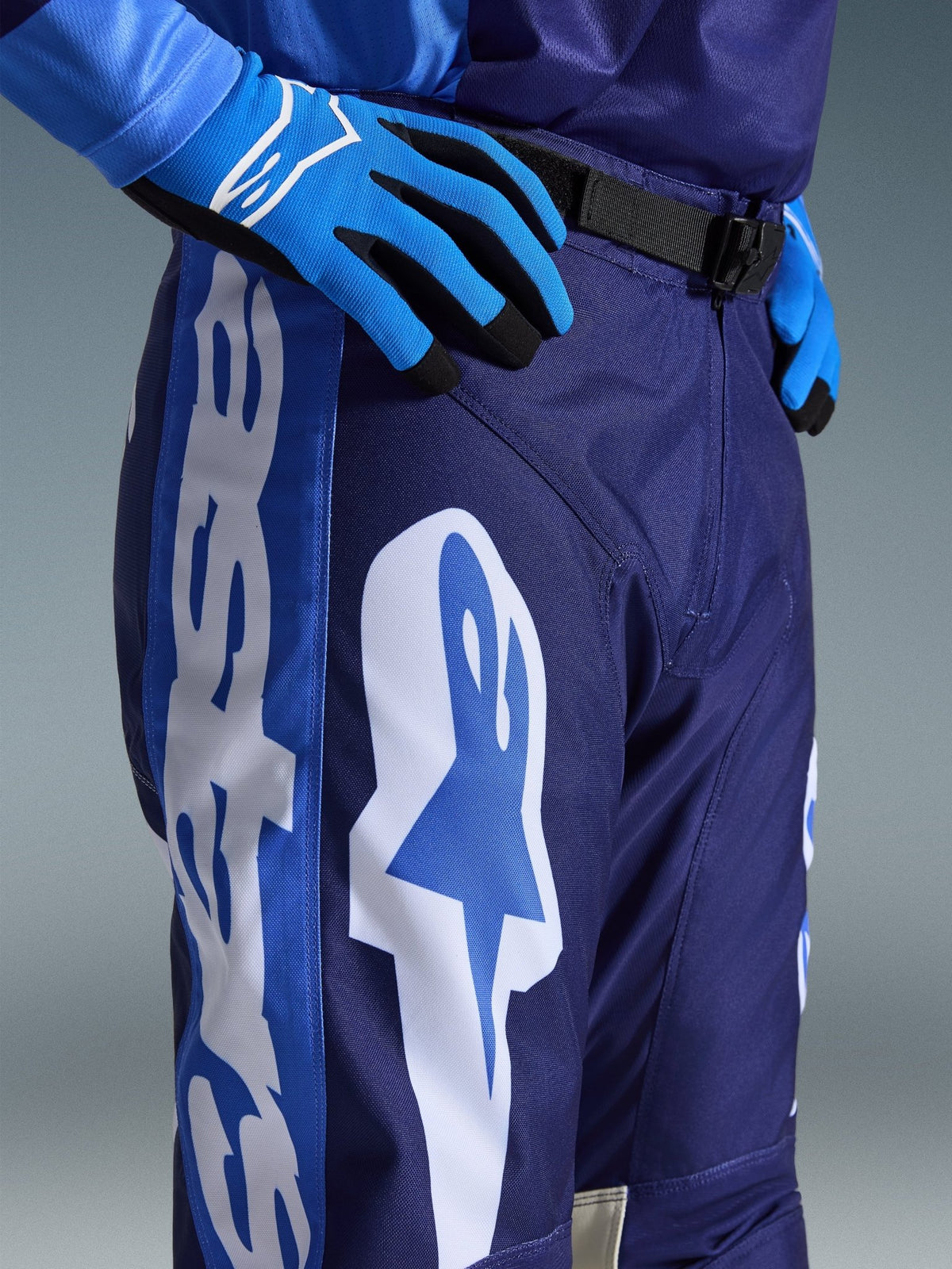 Alpinestars Racer Riway Pantalon Ucla Bleu et Blanc - MxProStoreParts