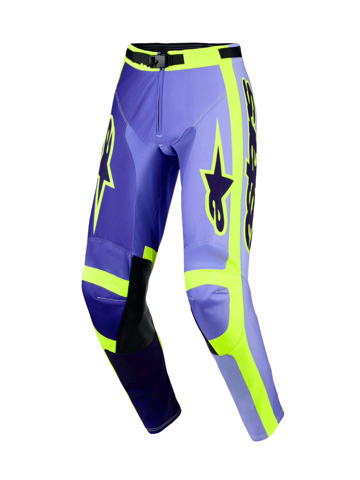 Alpinestars Pantalones Racer Portl 2026 Púrpura y Amarillo Flúo - MxProStoreParts