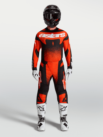 Alpinestars Techstar Swan Trousers 2027 Cardinal Red Black White - MxProStoreParts