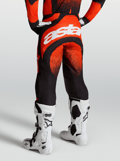 Alpinestars Techstar Swan Trousers 2027 Cardinal Red Black White - MxProStoreParts
