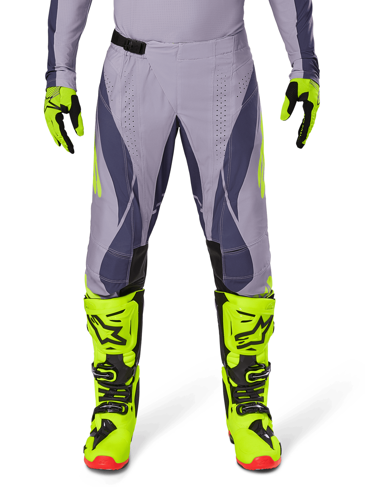 Alpinestars Techstar Dreem Pantalón de Motocross Gris y Gris Oscuro - MxProStoreParts