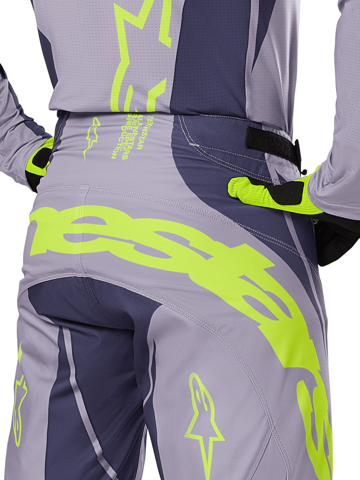 Alpinestars Techstar Dreem Pantalón de Motocross Gris y Gris Oscuro - MxProStoreParts