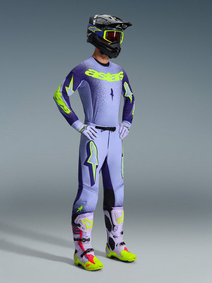 Alpinestars Supertech Scenz Pantalon 2026 Violet Jaune Fluoro - MxProStoreParts