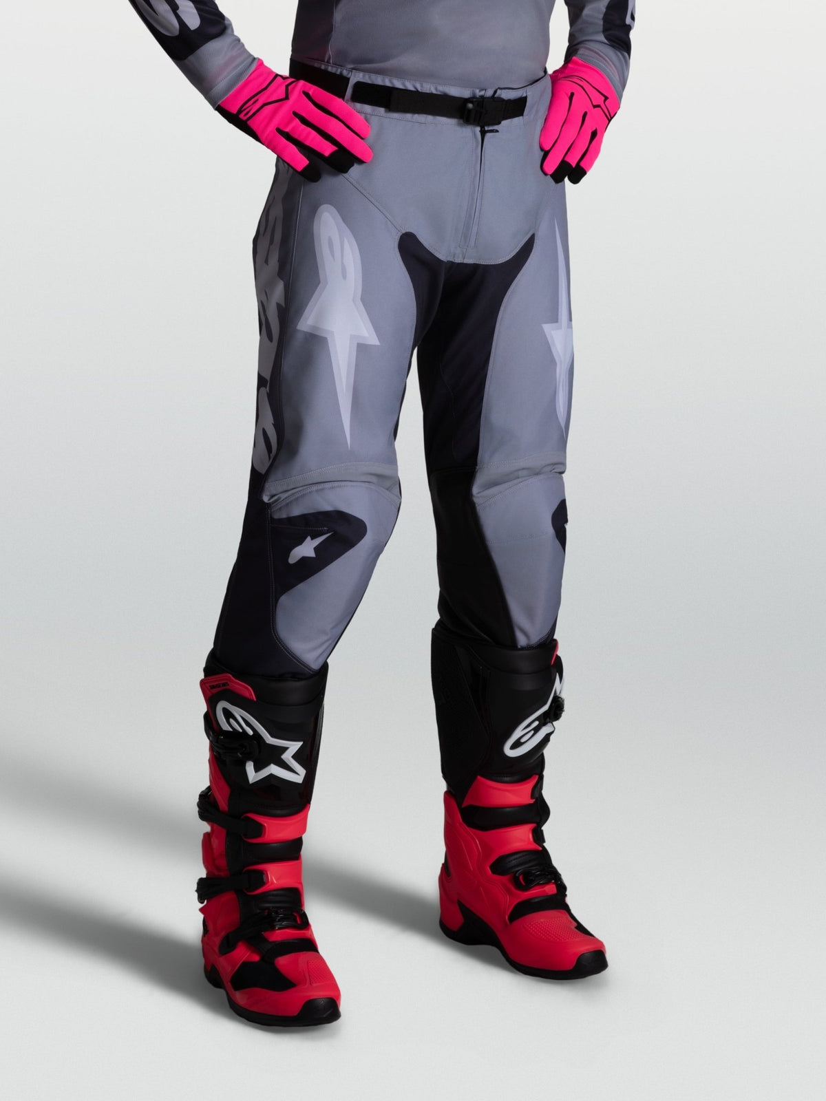 Alpinestars Pantalon Racer Amber 2027 Graystone Cold Grey Light Lilac - MxProStoreParts