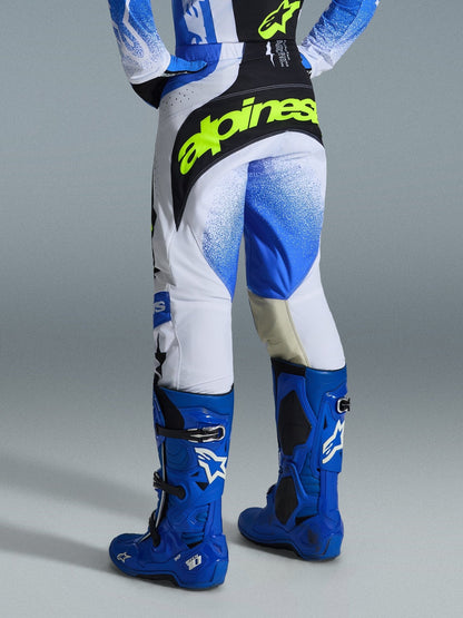 Alpinestars Techstar Knif Pants UCLA Bleu Noir Jaune Fluo - MxProStoreParts