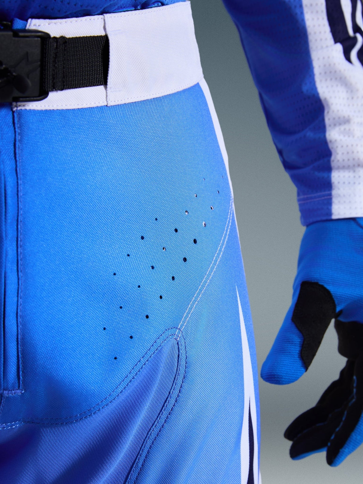 Alpinestars Techstar Knif Pants UCLA Bleu Noir Jaune Fluo - MxProStoreParts