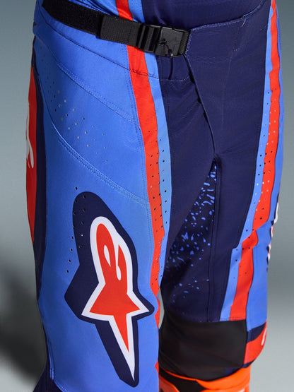 Alpinestars Techstar Nomur Pantalon de Motocross Bleu Foncé, Orange et Bleu UCLA - MxProStoreParts
