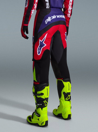 Alpinestars Fluid Grid Off-Road Pants Red, Black, Purple - MxProStoreParts
