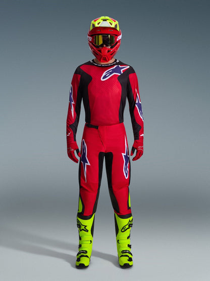 Alpinestars Fluid Grid Off-Road Pants Red, Black, Purple - MxProStoreParts