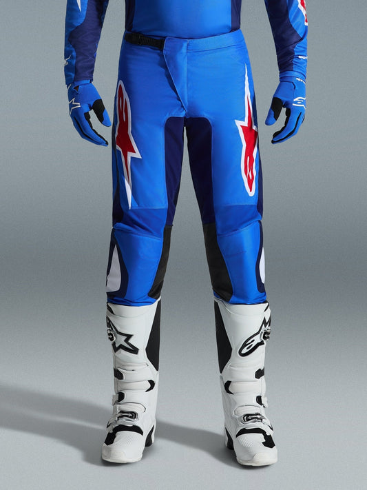 Alpinestars Fluid Grid Motocross Pants 2026 Blue Red