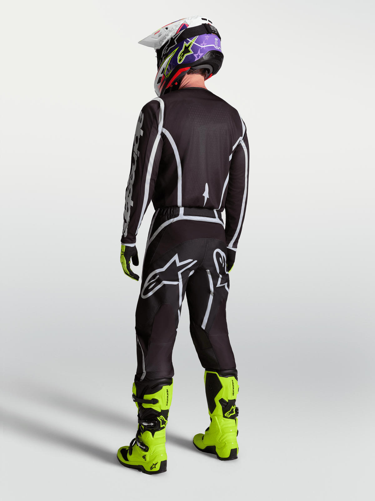Alpinestars Fluid Apex V2 Pantalon 2027 Noir Argent - MxProStoreParts