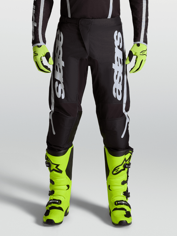 Alpinestars Fluid Apex V2 Pantalones 2027 Negro Plateado