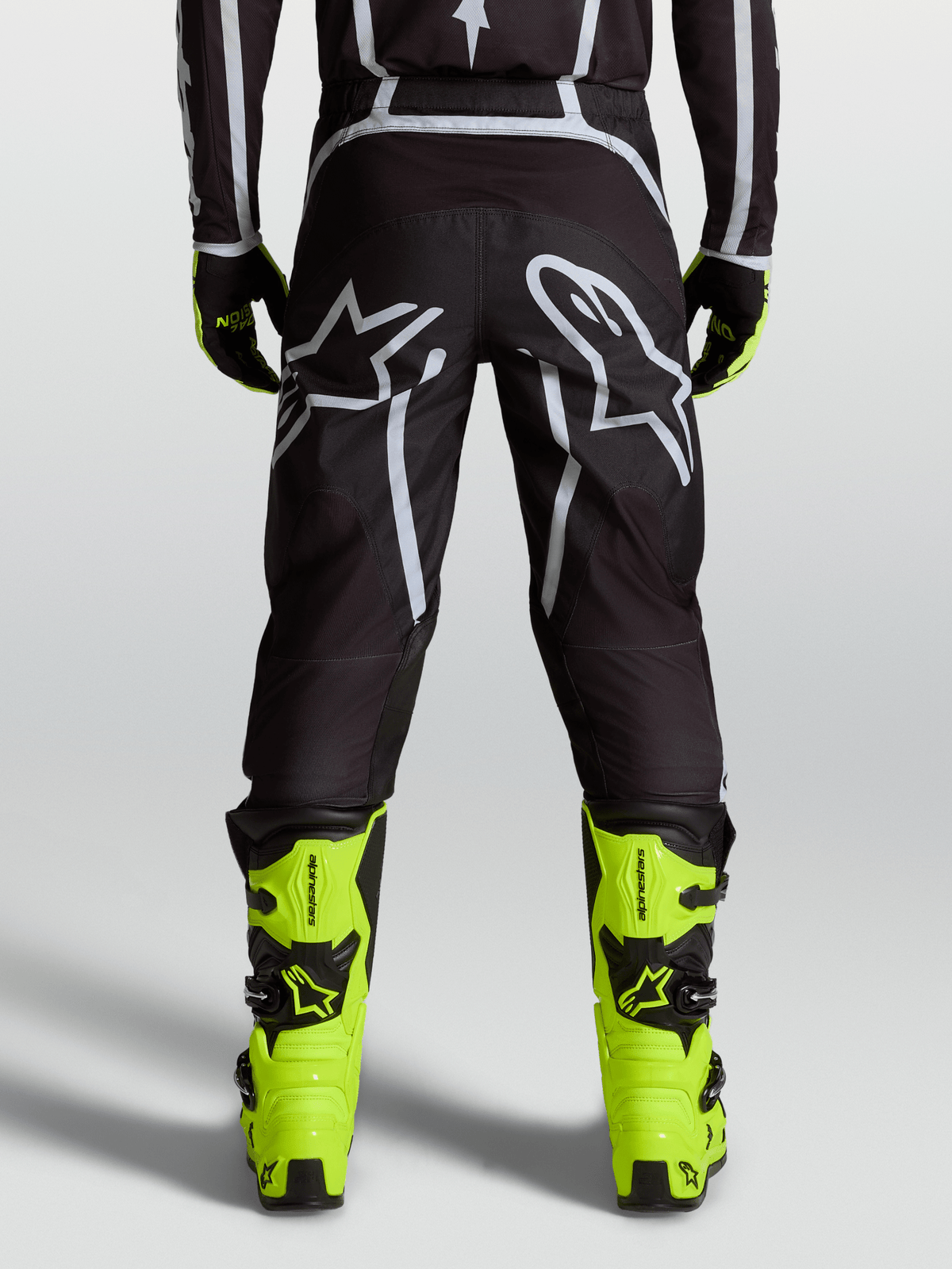 Alpinestars Fluid Apex V2 Pantalon 2027 Noir Argent - MxProStoreParts