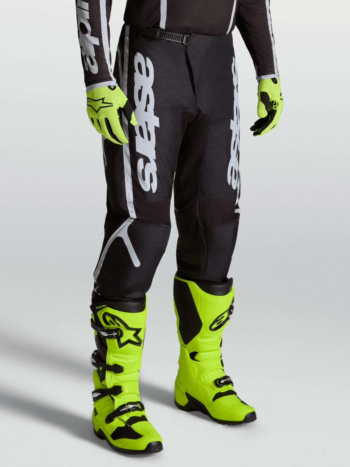 Alpinestars Fluid Apex V2 Pantalon 2027 Noir Argent - MxProStoreParts