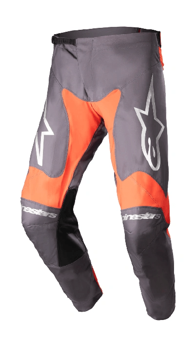 Alpinestars 2023 Racer Hoen Adult Motocross Pants Grey / Hot Orange
