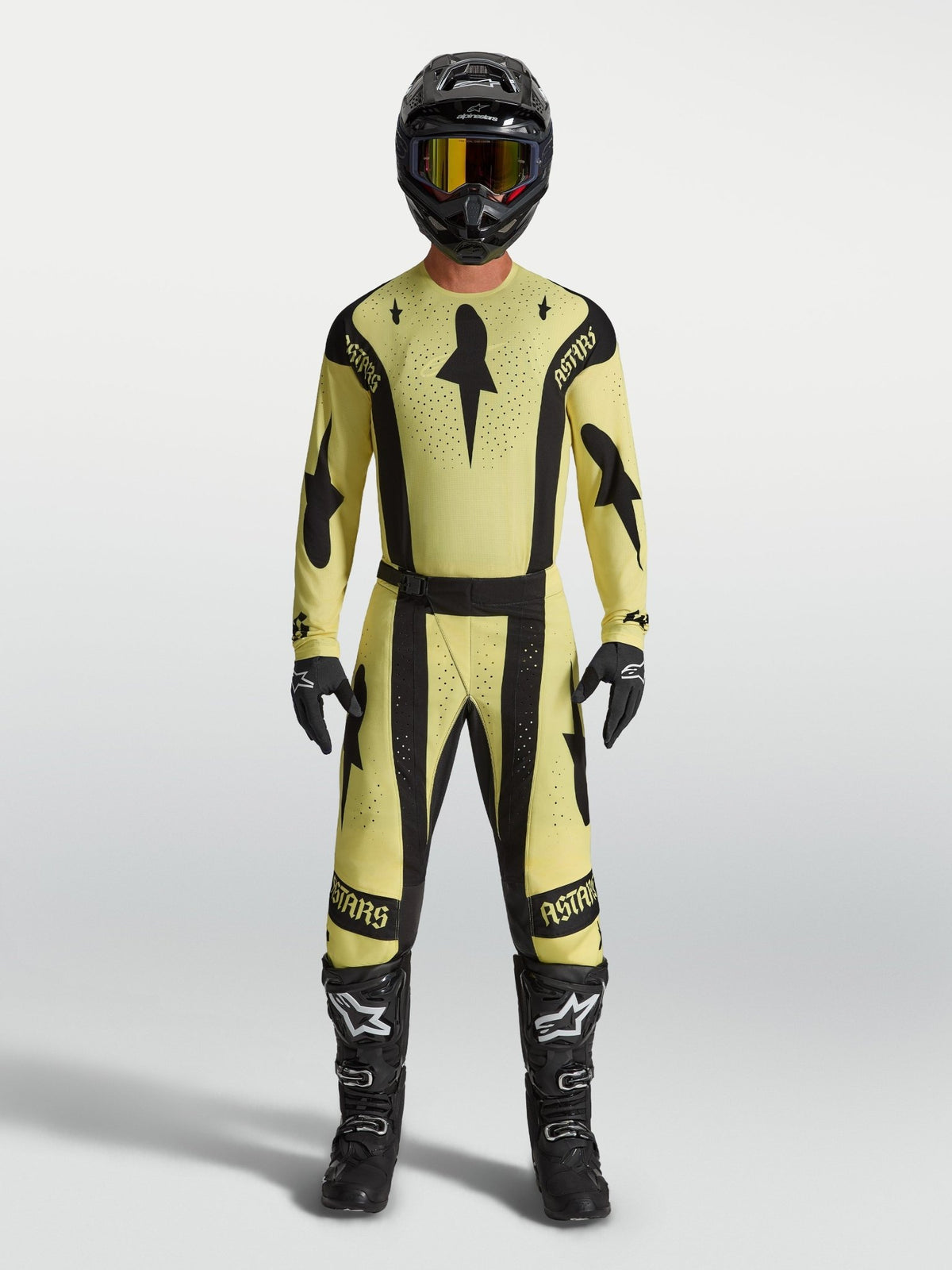 Alpinestars Techstar Atrox Pantalon 2027 Jaune Noir - MxProStoreParts