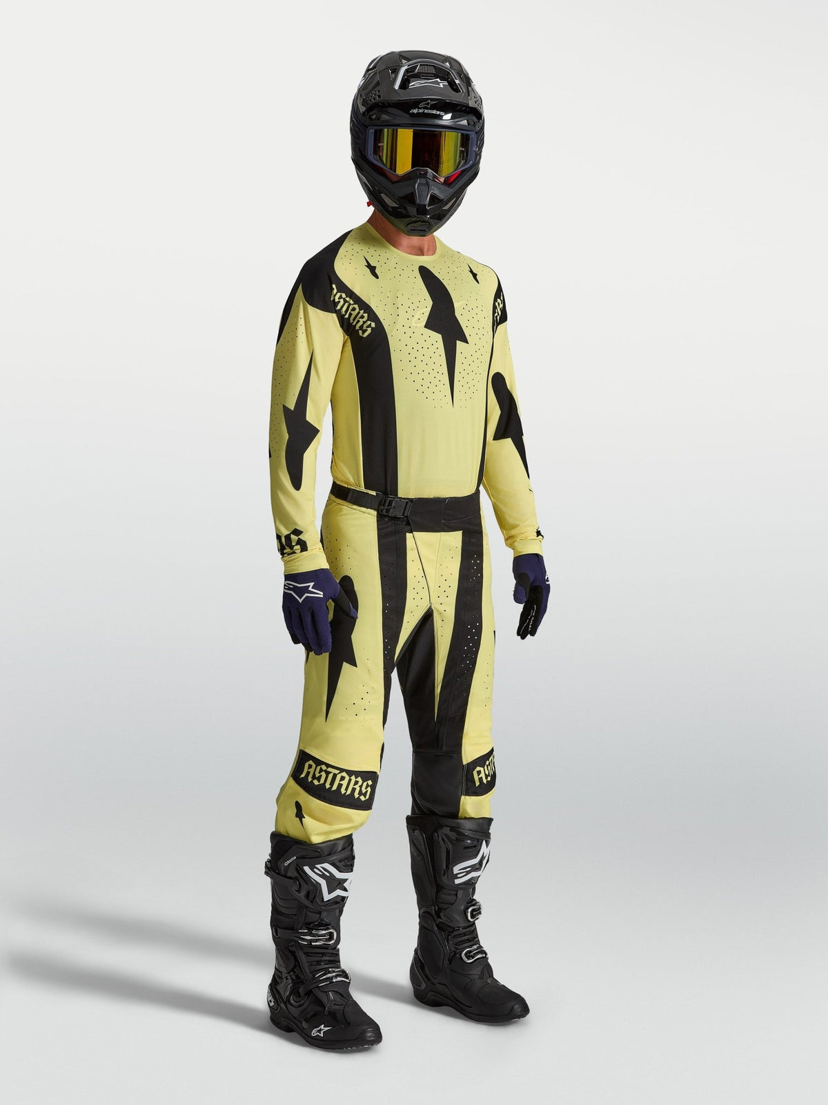 Alpinestars Techstar Atrox Pantalon 2027 Jaune Noir - MxProStoreParts